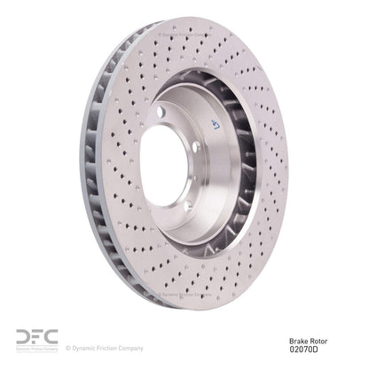 Dynamic Friction Company Disc Brake Rotor 920-02070D