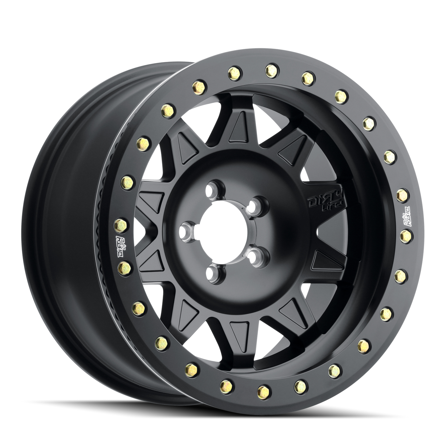 Dirty Life 9302 Roadkill 17x9 / 5x127 BP / -38mm Offset / 71.5mm Hub Machined Wheel - Beadlock 9302-7973M38