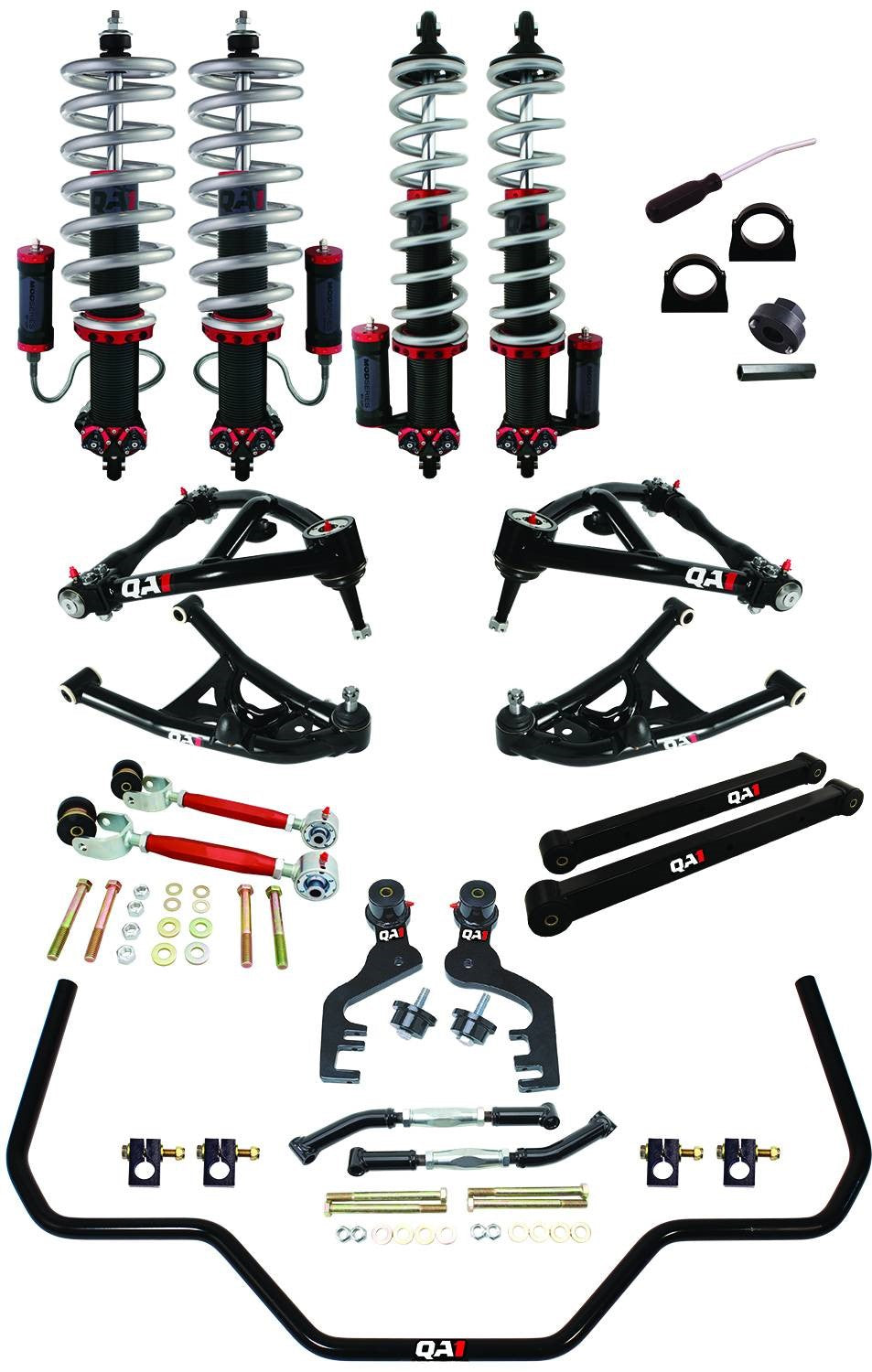 QA1 68-72 GM A-Body Level 3 Drag Kit 2.0 w/ Shocks DK23-GMA2