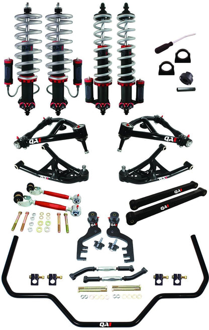 QA1 68-72 GM A-Body Level 3 Drag Kit 2.0 w/ Shocks DK23-GMA2