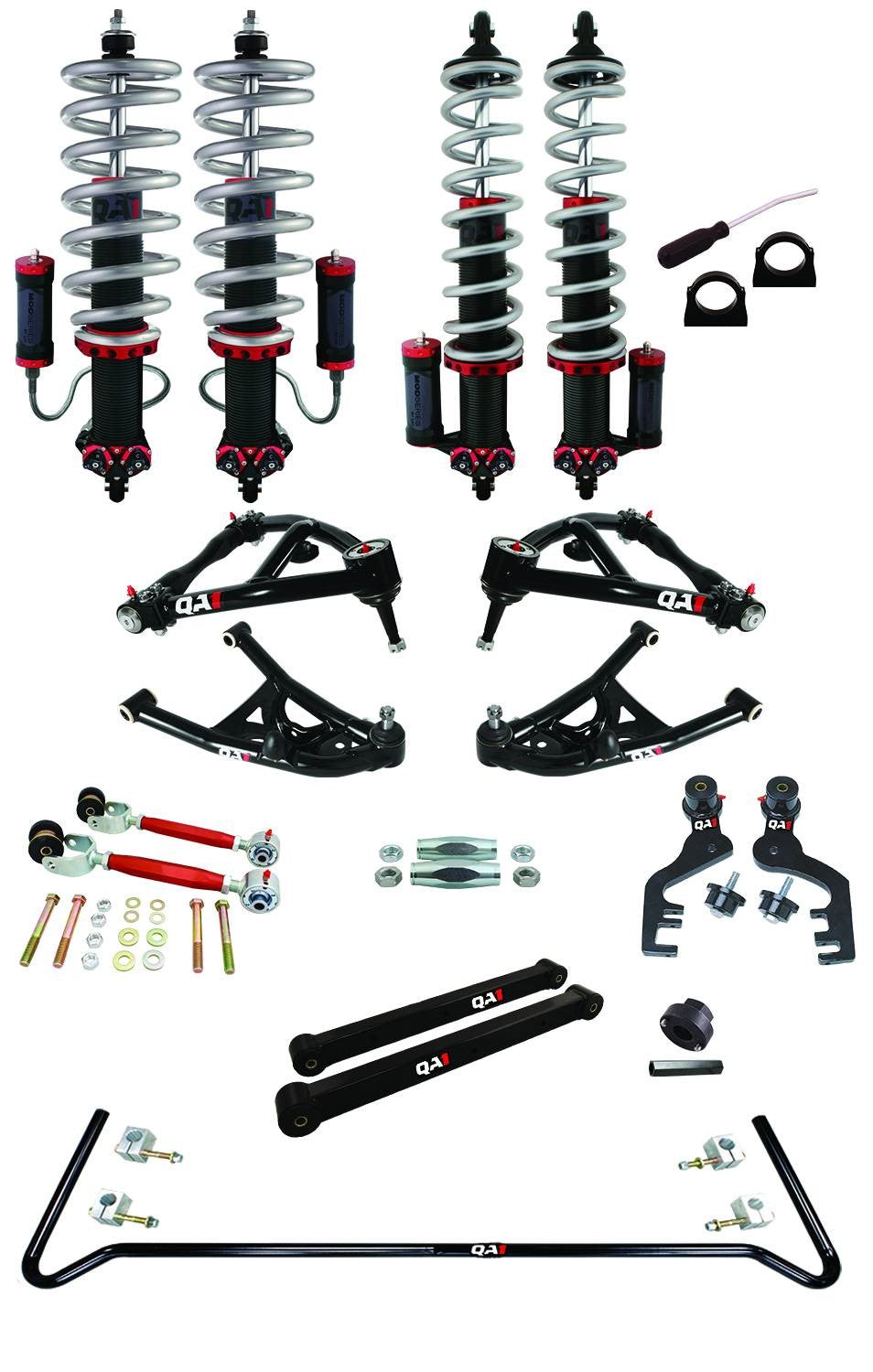 QA1 73-77 GM A-Body Level 3 Drag Kit 2.0 w/ Shocks DK23-GMA3