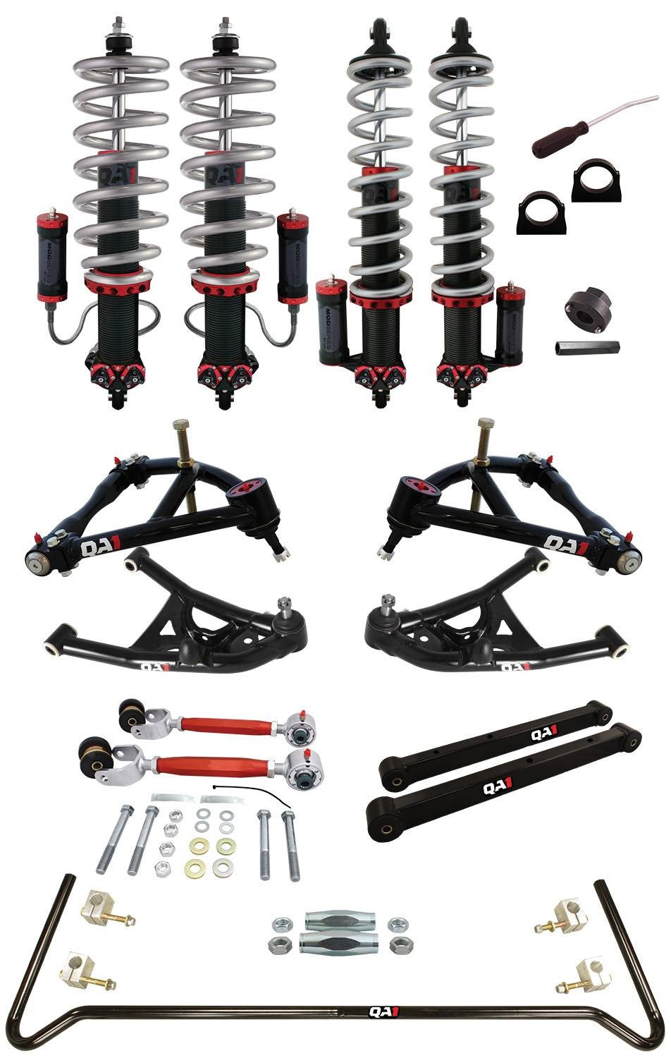 QA1 78-93 GM B-Body Level 3 Drag Kit 2.0 w/ Shocks DK23-GMB4