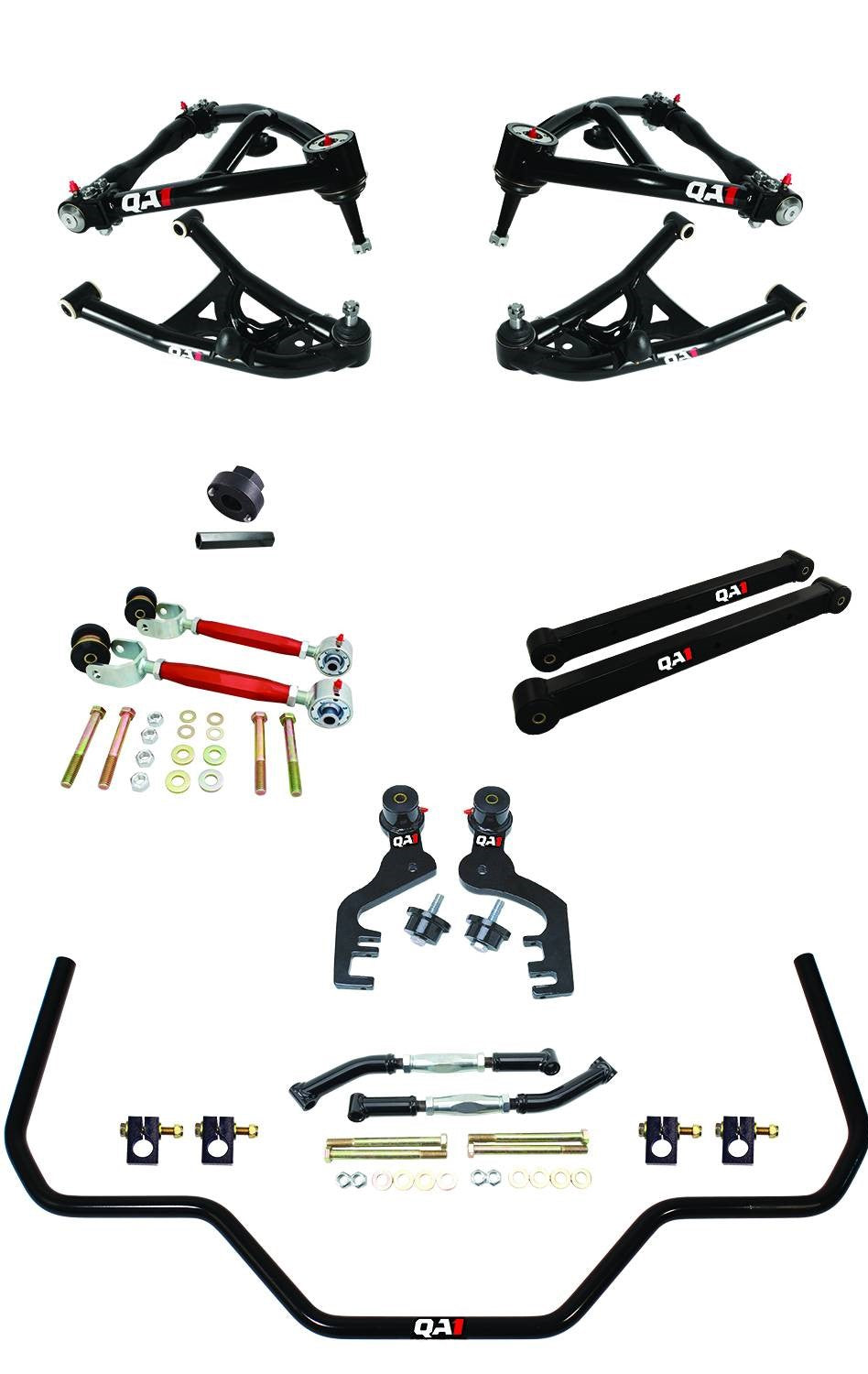 QA1 68-72 GM A-Body Level 3 Drag Kit 2.0 w/o Shocks DK33-GMA2