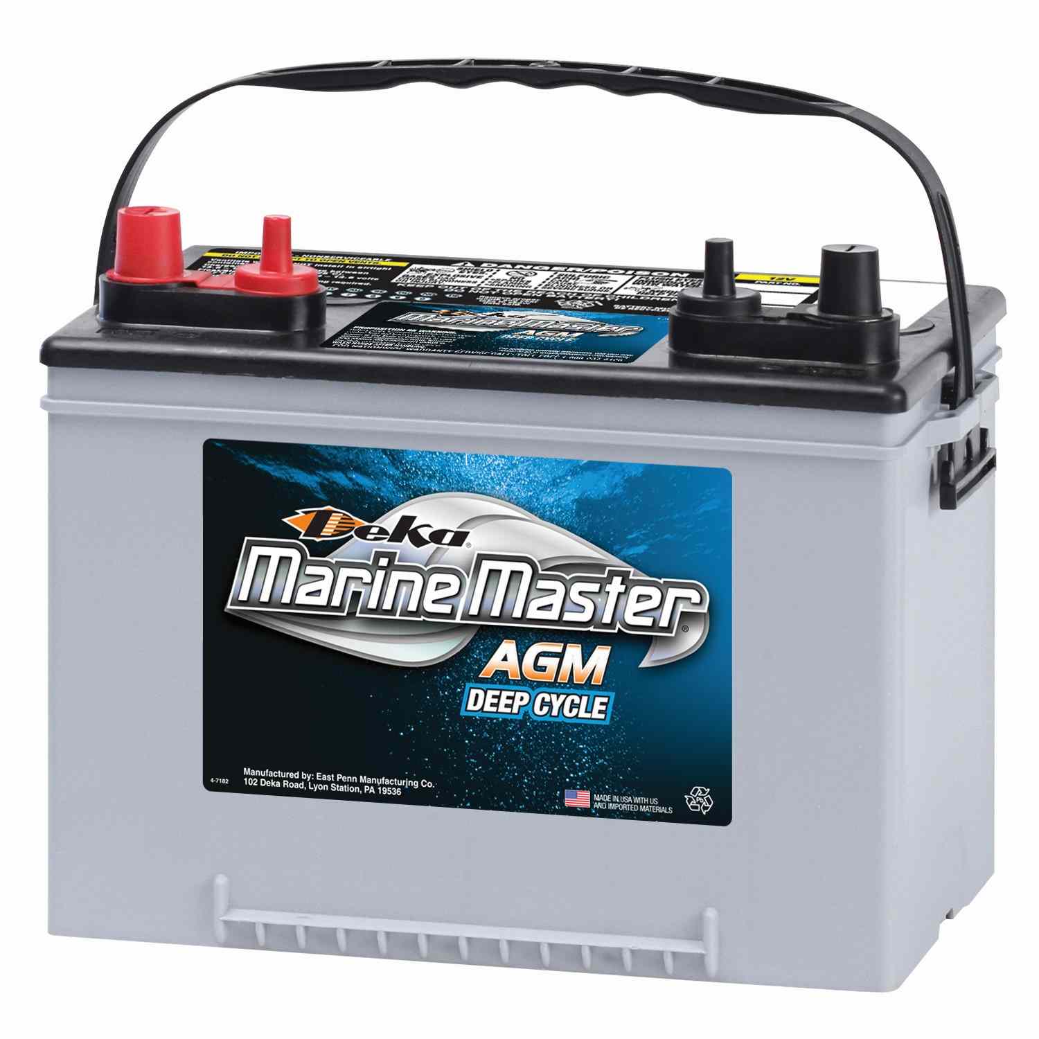 Deka Marine Master AGM Deep Cycle  top view frsport 9A34M