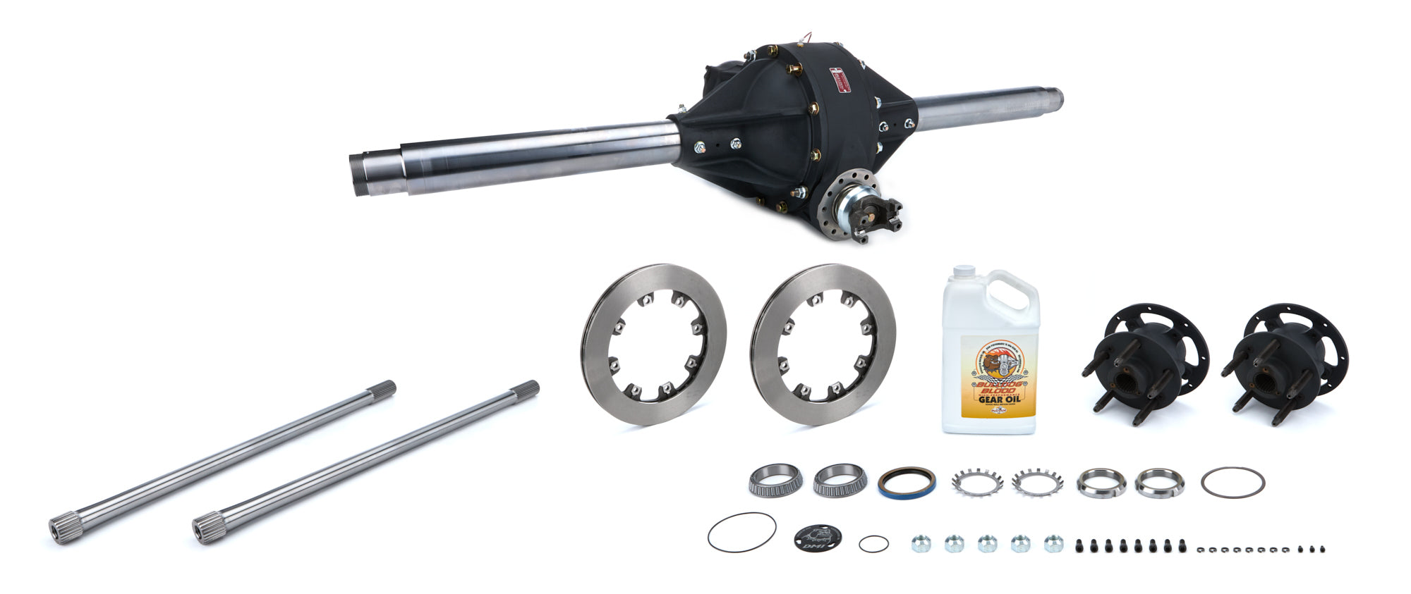 Diversified Machine 4.12 Mod Rear w/GN Tubes Billet Hubs & Rotors Quick Change Differentials and Components Complete Quick Change Rear-Ends main image