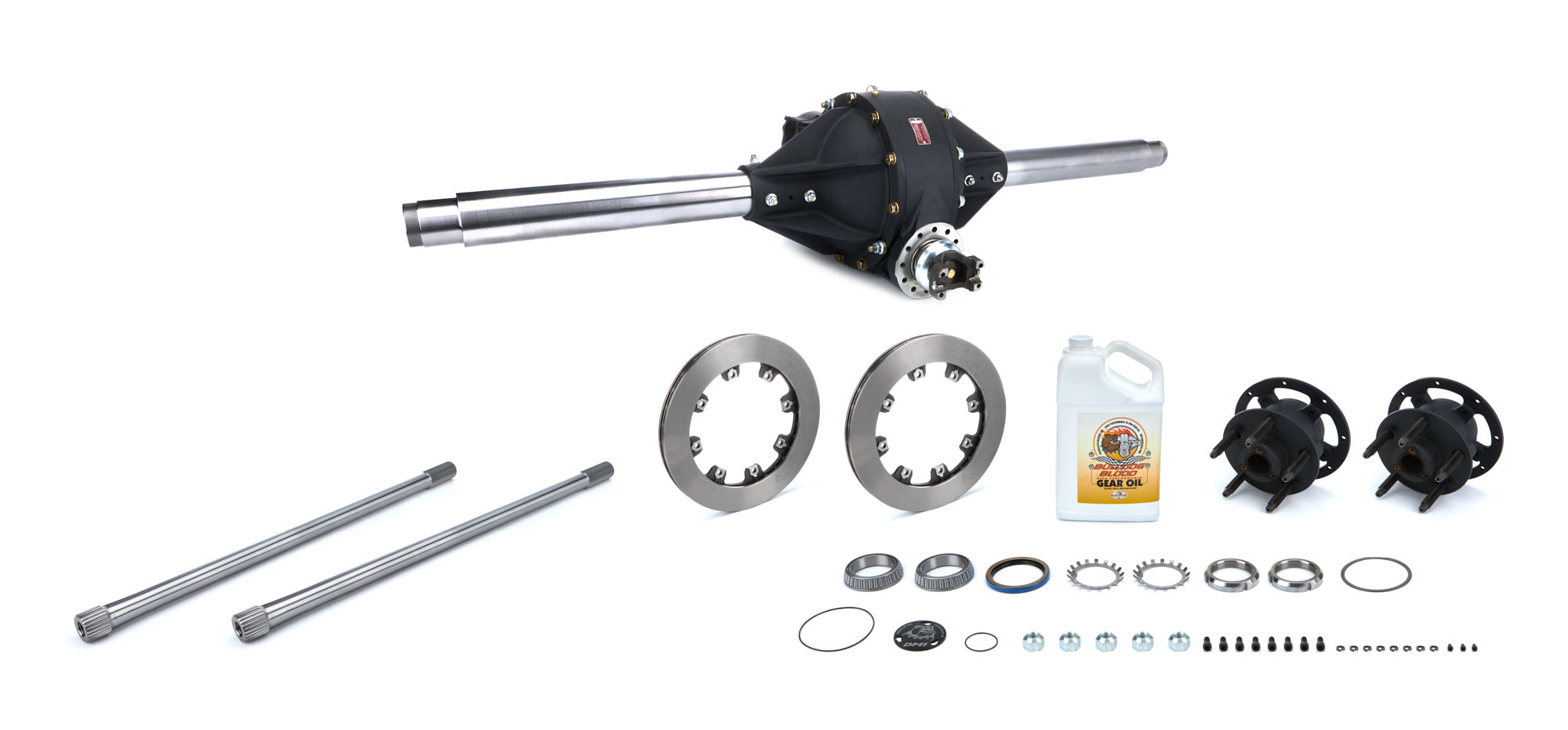 Diversified Machine 4.86 Mod Rear w/GN Tubes Billet Hubs & Rotors Quick Change Differentials and Components Complete Quick Change Rear-Ends main image