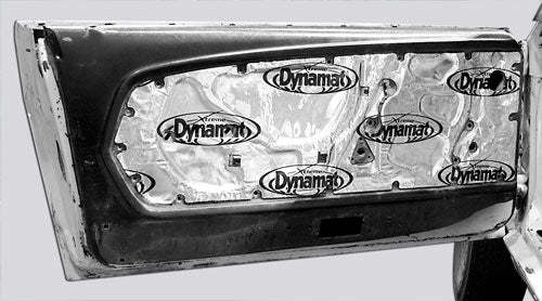 DYNAMAT 67-68 Mustang Door Kit Custom Cut Interior and Accessories Sound Deadening Material main image