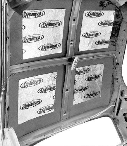 DYNAMAT 64-73 Mustang Roof Kit Custom Cut Interior and Accessories Sound Deadening Material main image