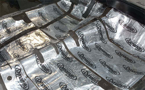 DYNAMAT 68-72 Chevelle Floor Kit Custom Cut Interior and Accessories Sound Deadening Material main image