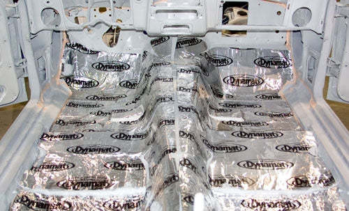 DYNAMAT 67-69 Camaro Floor Kit Custom Cut Interior and Accessories Sound Deadening Material main image