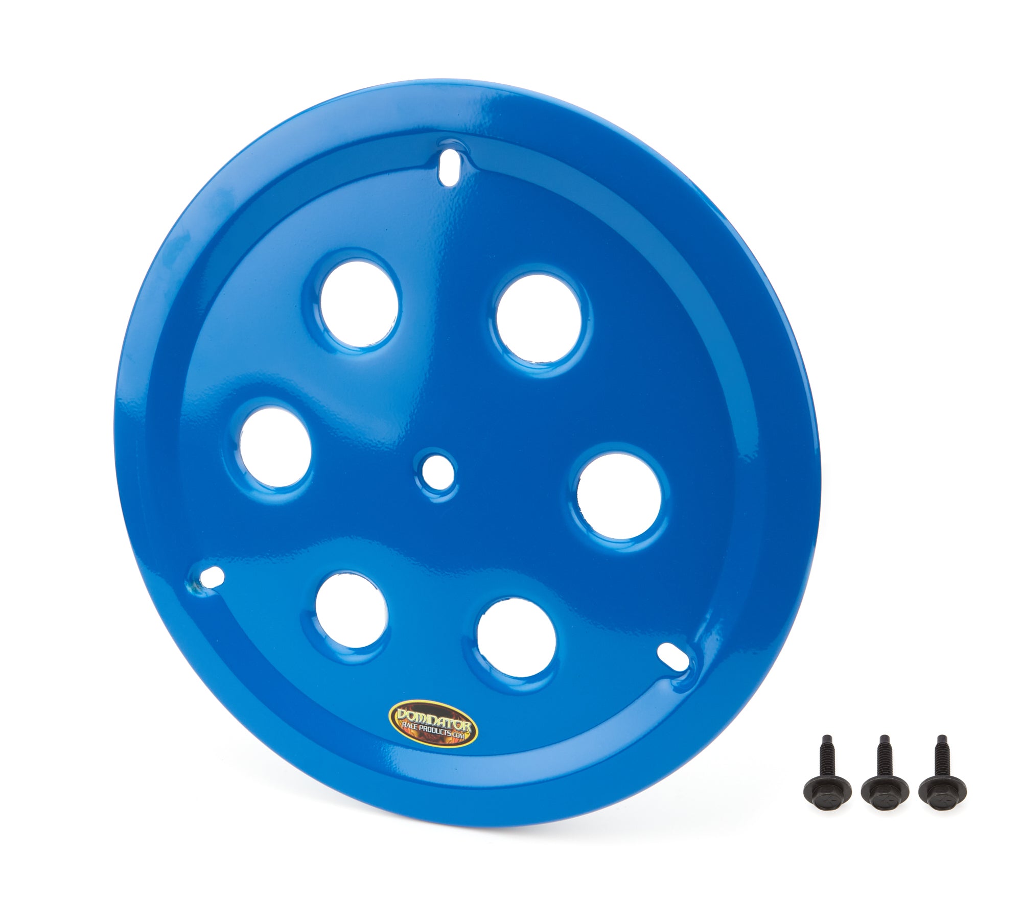 Dominator Racing Products Wheel Cover Hole Vent Alum Bolt 15in Blue Tire and Wheel Accessories Wheel Mud Covers and Components main image