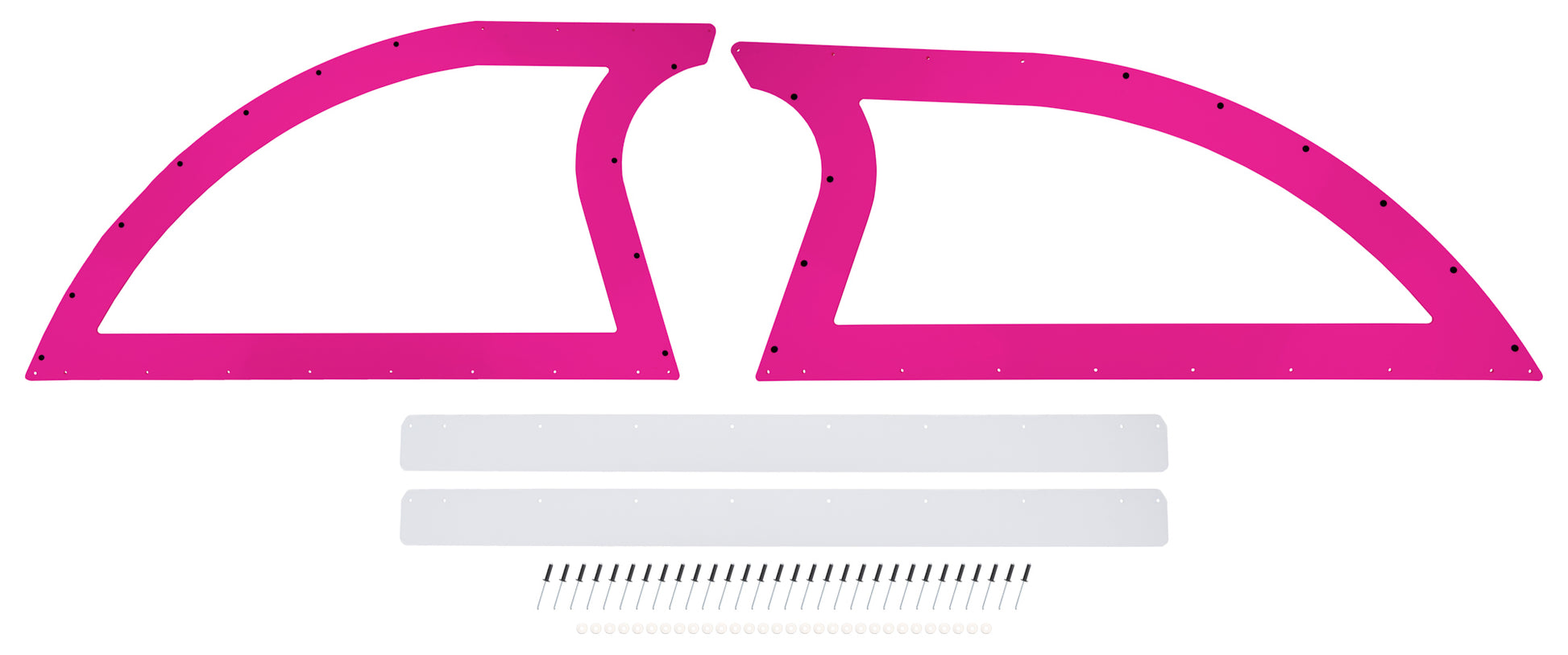 DOMINATOR RACE PRODUCTS Sail Panel Pair Late Model Pink Exterior Components Body Panels and Components main image
