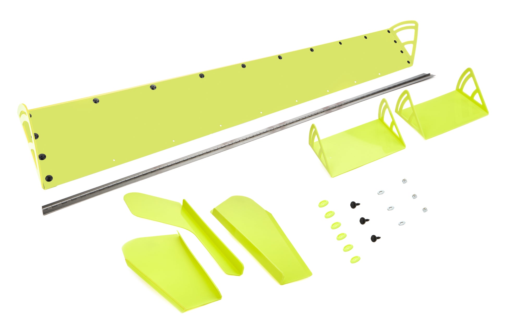 Dominator Racing Products Plastic Spoiler 8x72in LM Fluorescent Yellow Body Panels and Components Wing and Spoilers and Components main image