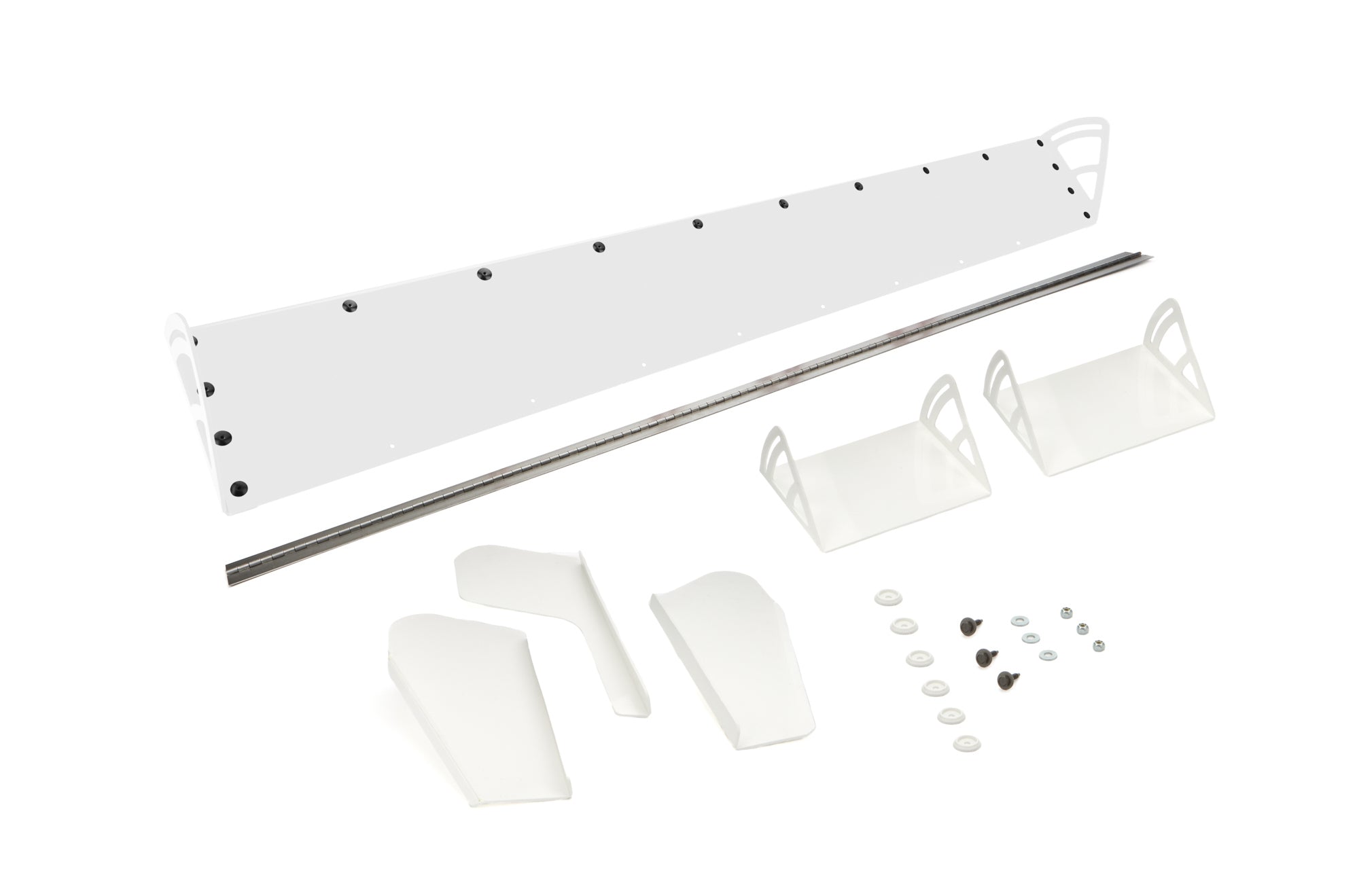 Dominator Racing Products Plastic Spoiler 8x72in LM White Body Panels and Components Wing and Spoilers and Components main image