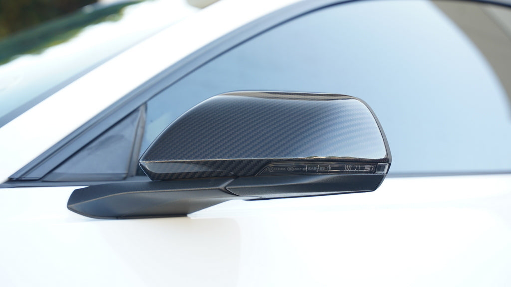 APR Carbon Fiber Ford Mustang S550 / S650 / GT350 / GT500 Replacement Mirrors 2015-2025