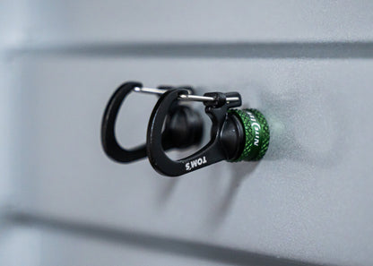 TOM'S Racing NITEIZE x TOM'S Slidelock 360 Magnetic Locking Dual Carabiner