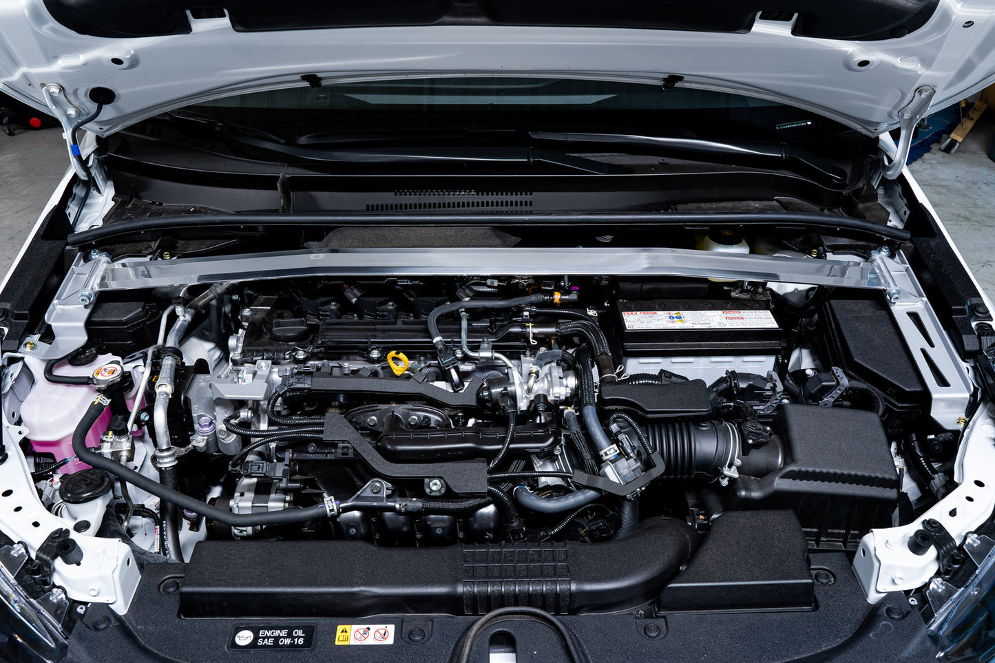 TOM'S Racing Upper Performance Rod (Front) - GR Corolla Hatchback (2023+) / Toyota Corolla Hatchback (2019+) / Corolla Sedan (2020+)
