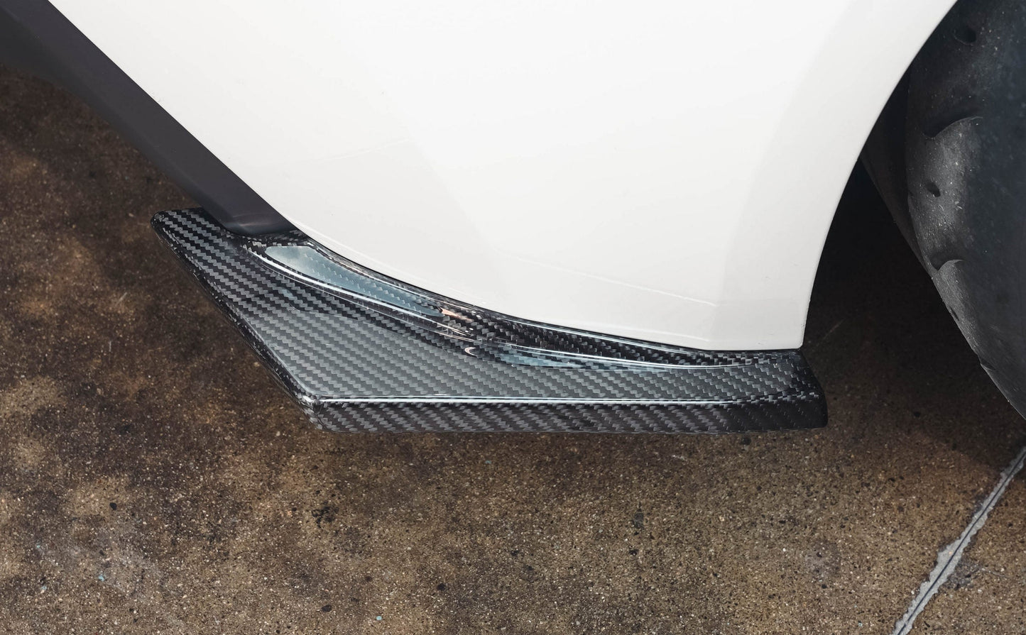 APR Carbon Fiber Toyota GR86/ Subaru BRZ Rear Bumper Skirts 2022+