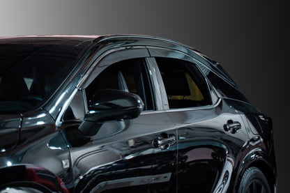 OEM Japan OE Japan - Window Visor Set - 2023+ Lexus RX F-Sport (Black Chrome Trim)
