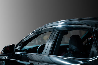 OEM Japan OE Japan - Window Visor Set - 2023+ Lexus RX F-Sport (Black Chrome Trim)