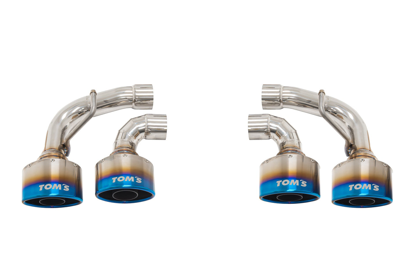 TOM'S Racing Stainless Steel Muffler (Titanium Tips) - 2018+ Lexus LC500, LC500h / LC Convertible ** IN STOCK **