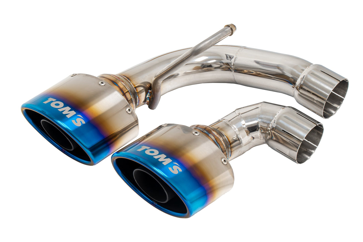 TOM'S Racing Stainless Steel Muffler (Titanium Tips) - 2018+ Lexus LC500, LC500h / LC Convertible ** IN STOCK **