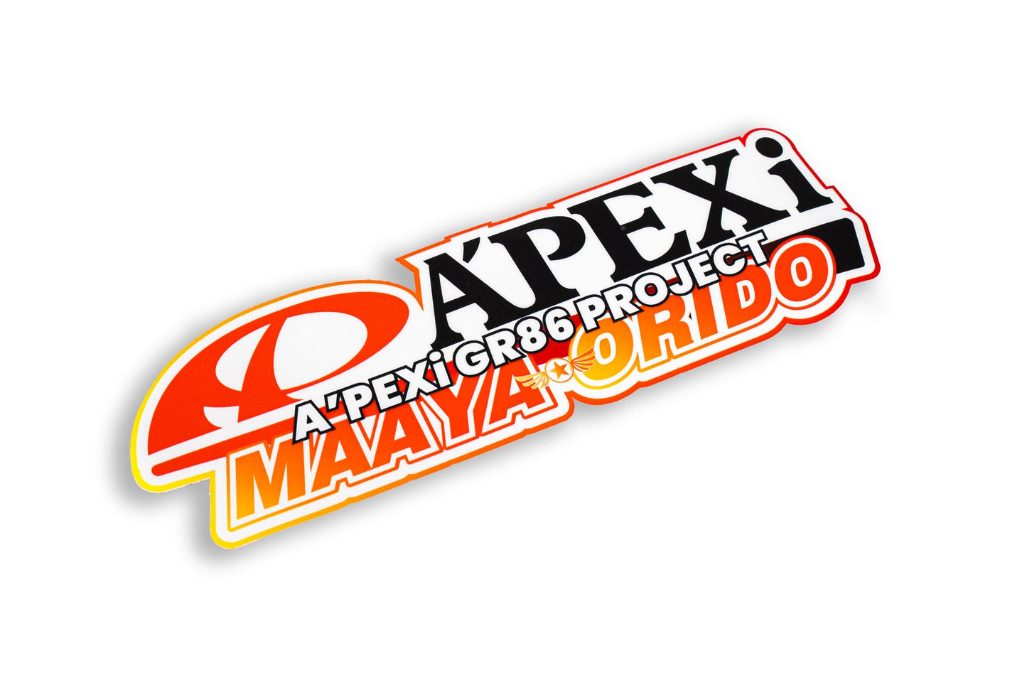 APEXi A'PEXi - A'PEXi x Maaya Orido GR86 Project Bumper Sticker