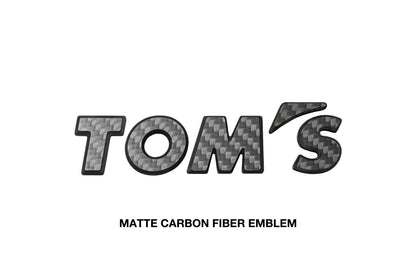 TOM'S Racing Carbon Fiber Logo Emblem Badge