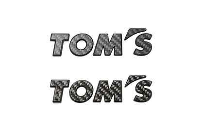 TOM'S Racing Carbon Fiber Logo Emblem Badge