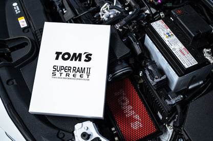 TOM'S Racing Air Filter Super Ram II - 86 (17-20) / GR86, BRZ (21+) / C-HR(17+) / RAV4 (20+) / Camry (18+) / Corolla HB (19+) / ES300h / UX200 / NX350h/ NX450h