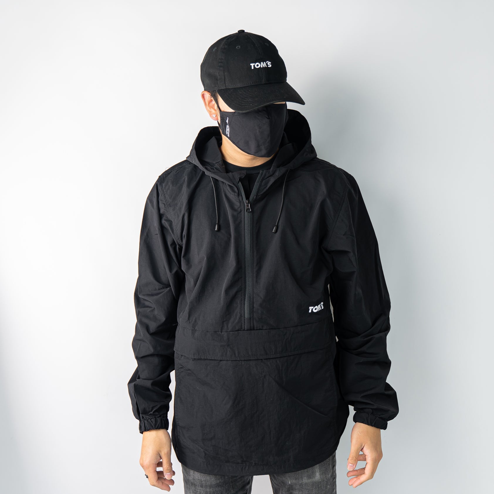 TOM'S Racing - Anorak (Packable) Jacket - Black