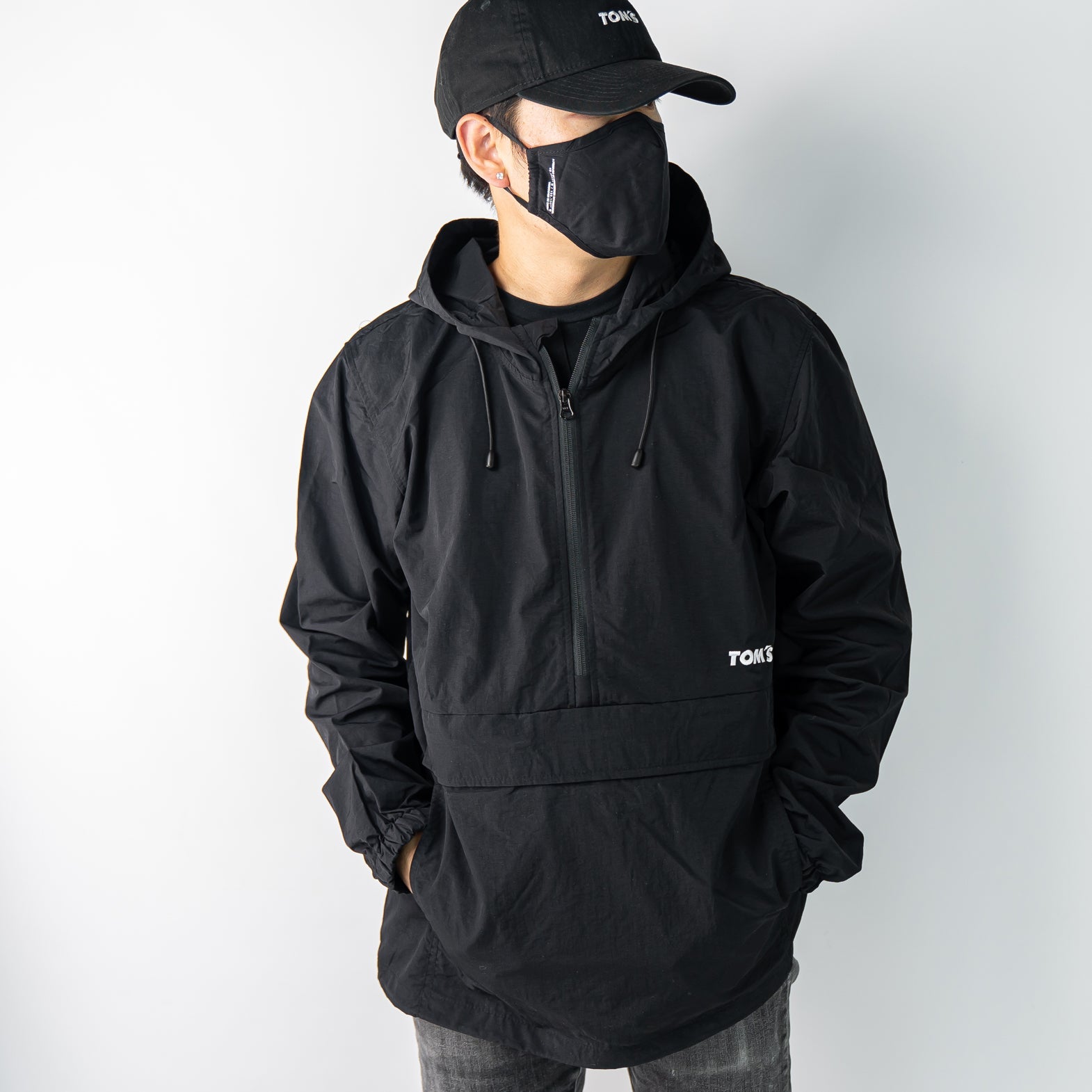 TOM'S Racing - Anorak (Packable) Jacket - Black