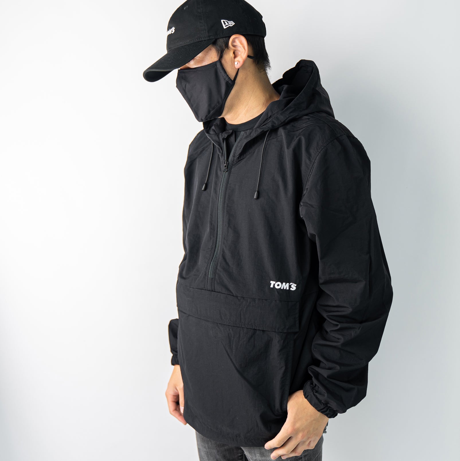 TOM'S Racing - Anorak (Packable) Jacket - Black