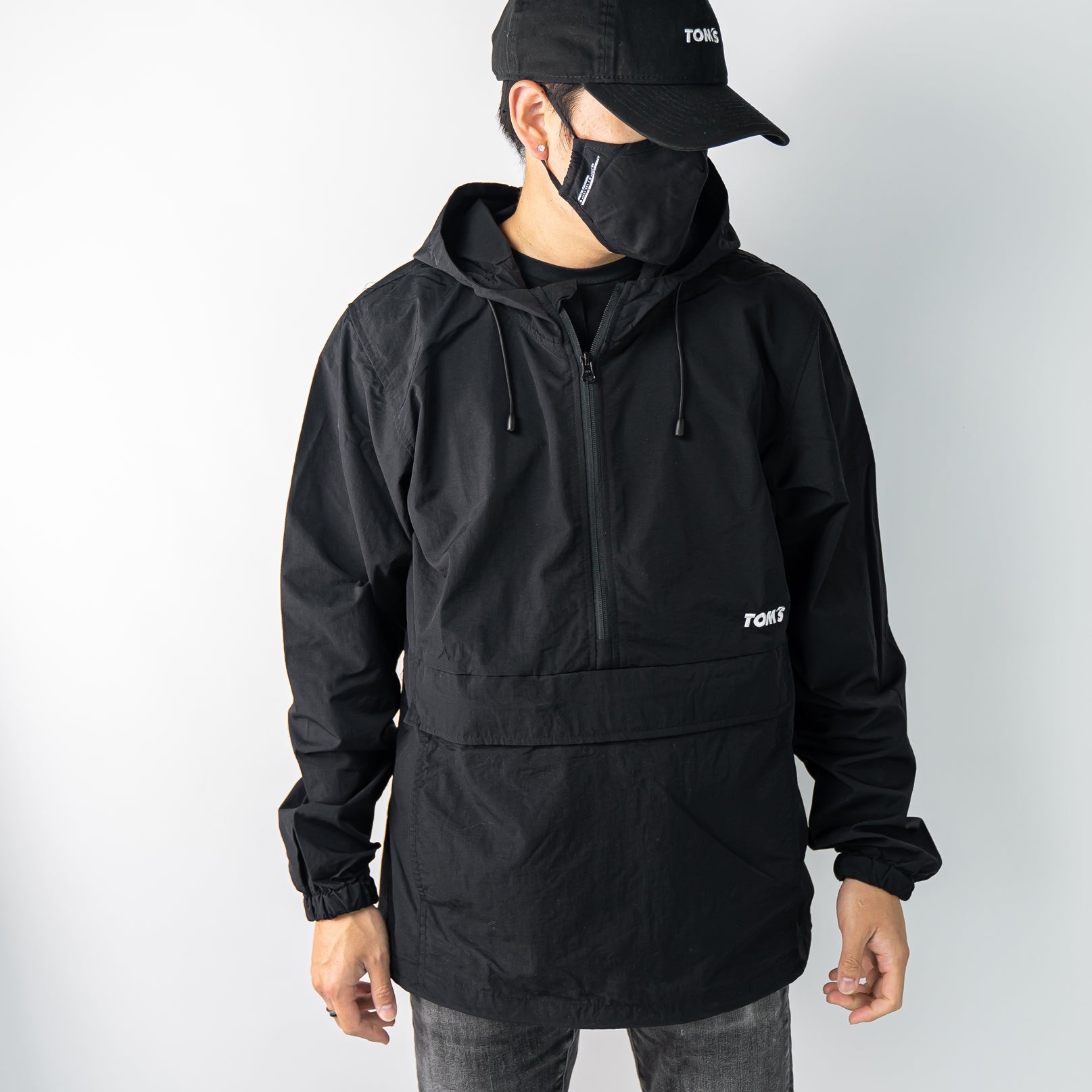 TOM'S Racing - Anorak (Packable) Jacket - Black