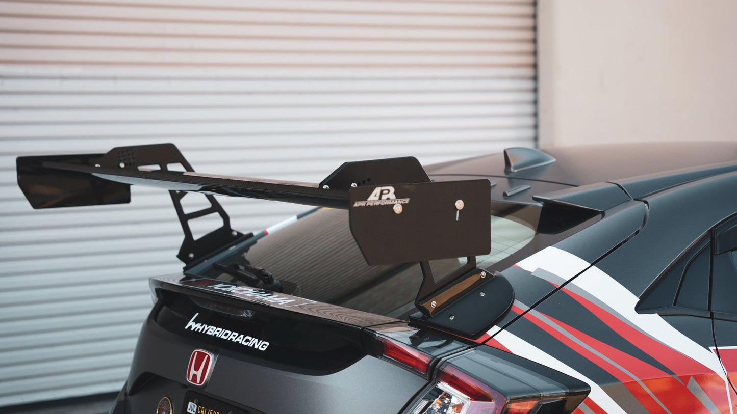 APR Honda FK8 Civic Type R GT250 Carbon Fiber Swan Neck Wing 2017 - 2021