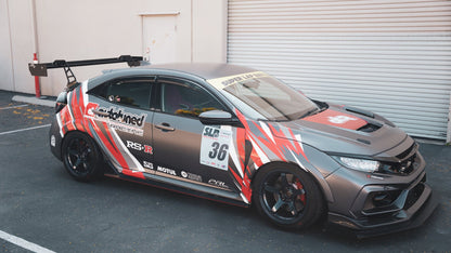 APR Honda FK8 Civic Type R GT250 Carbon Fiber Swan Neck Wing 2017 - 2021