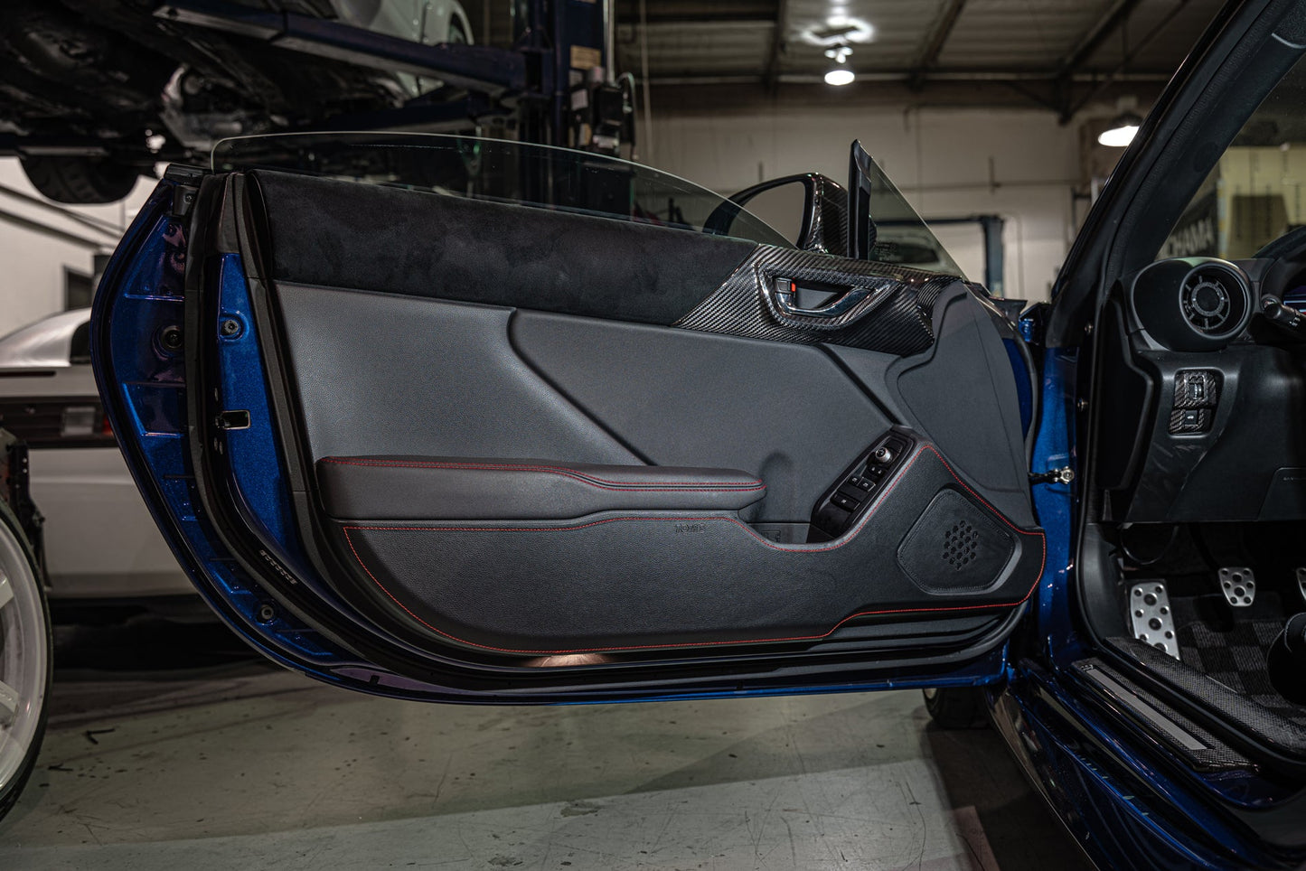 TOM'S Racing Door Kick Panel Protector - 2022+ Toyota GR86 / Subaru BRZ