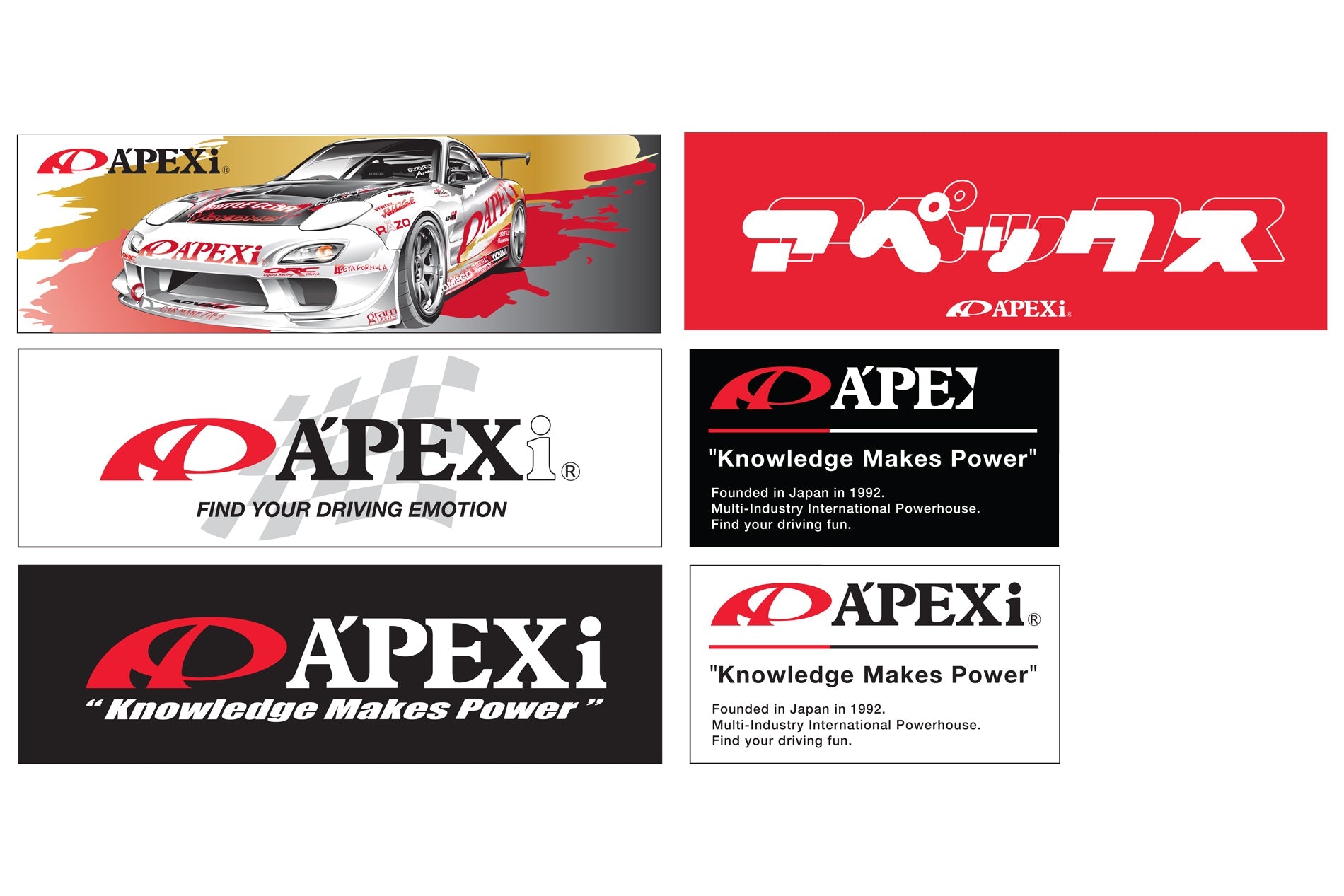 A'PEXi - Bumper Stickers