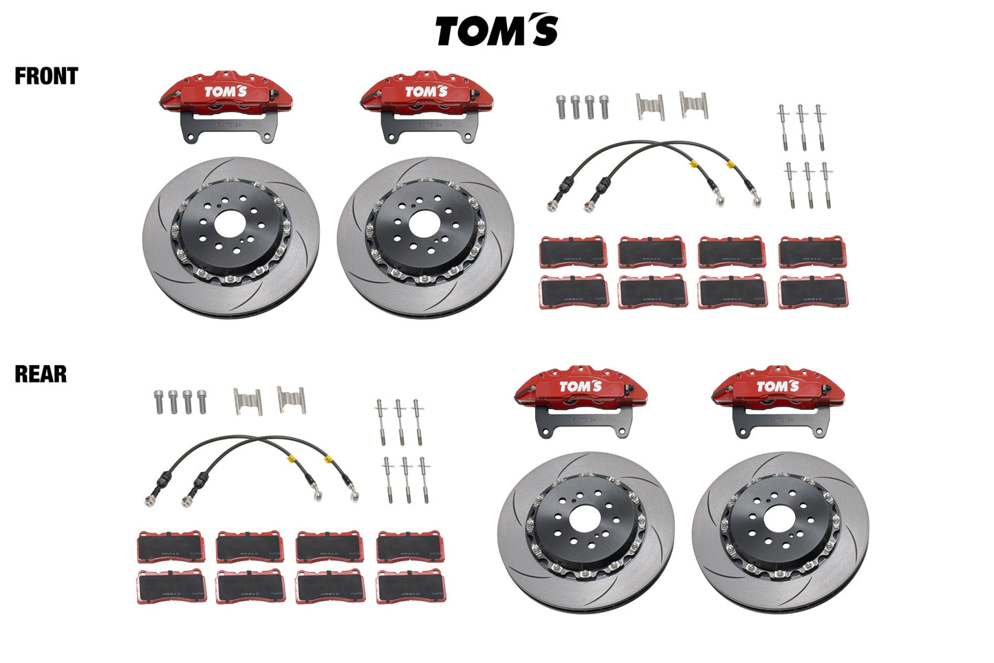 TOM'S Racing Complete Brake Kit - GR86 (ZN8) 2022+ / FR-S, 86 (ZN6) 2013-2021