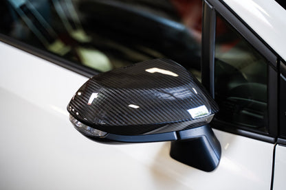 TOM'S Racing Carbon Fiber Mirror Covers - Toyota GR Corolla [2023+] / Toyota Corolla Hatchback [2019+]