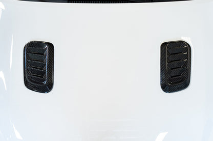 TOM'S Racing Carbon Fiber Hood Vent Cover (Carbon) - Toyota GR Corolla [2023+]