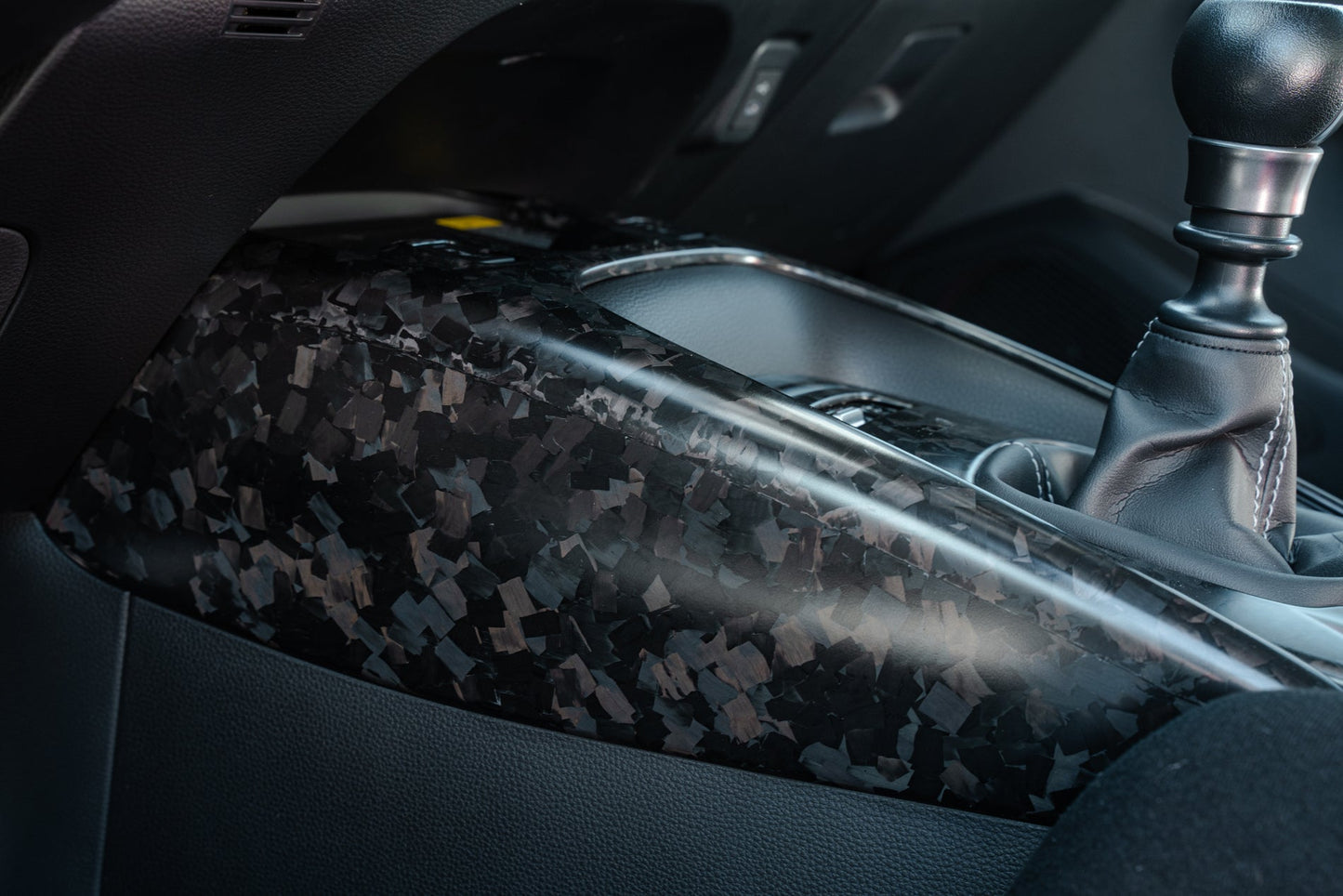TOM'S Racing Forged Carbon Shift Panel No.02 - Toyota GR Corolla [2023+]