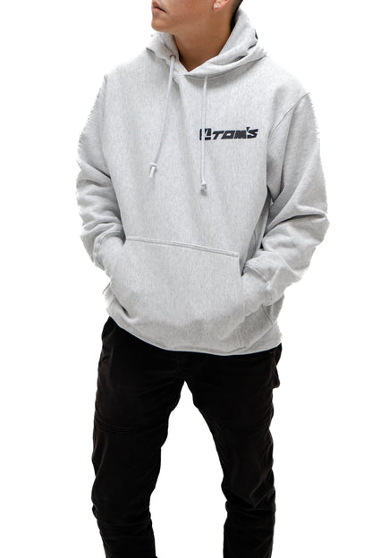 TOM'S Racing 49th Anniversary TOM'S IGETA Wheel Pullover Hoodie Grey ** Limited Edition **