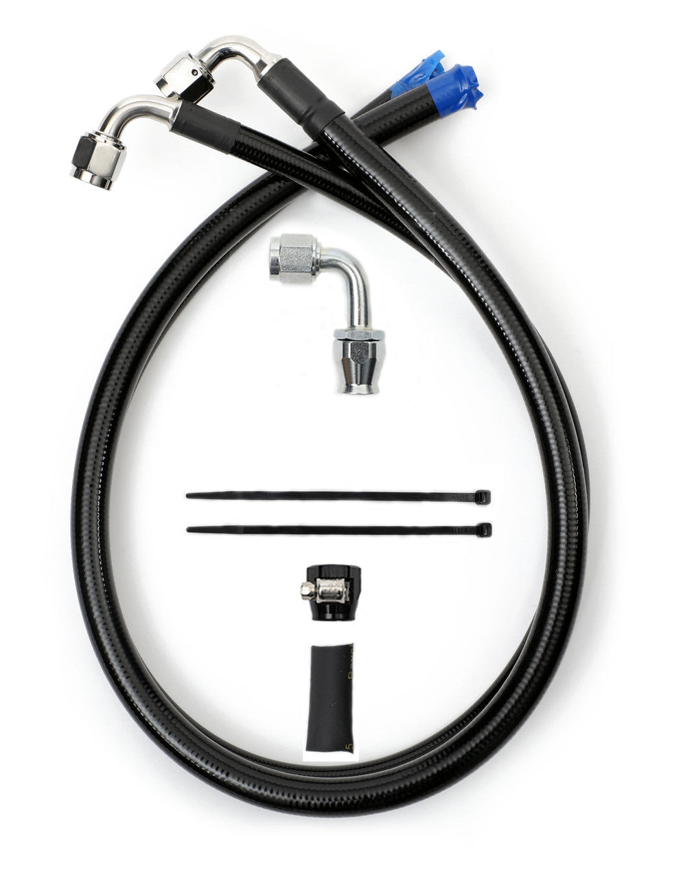 DETROIT SPEED ENGINEERING PS Hose Kit C2/C3 Vette Rack & Pinion Fittings Hoses and Valves Hose, Line and Tubing main image