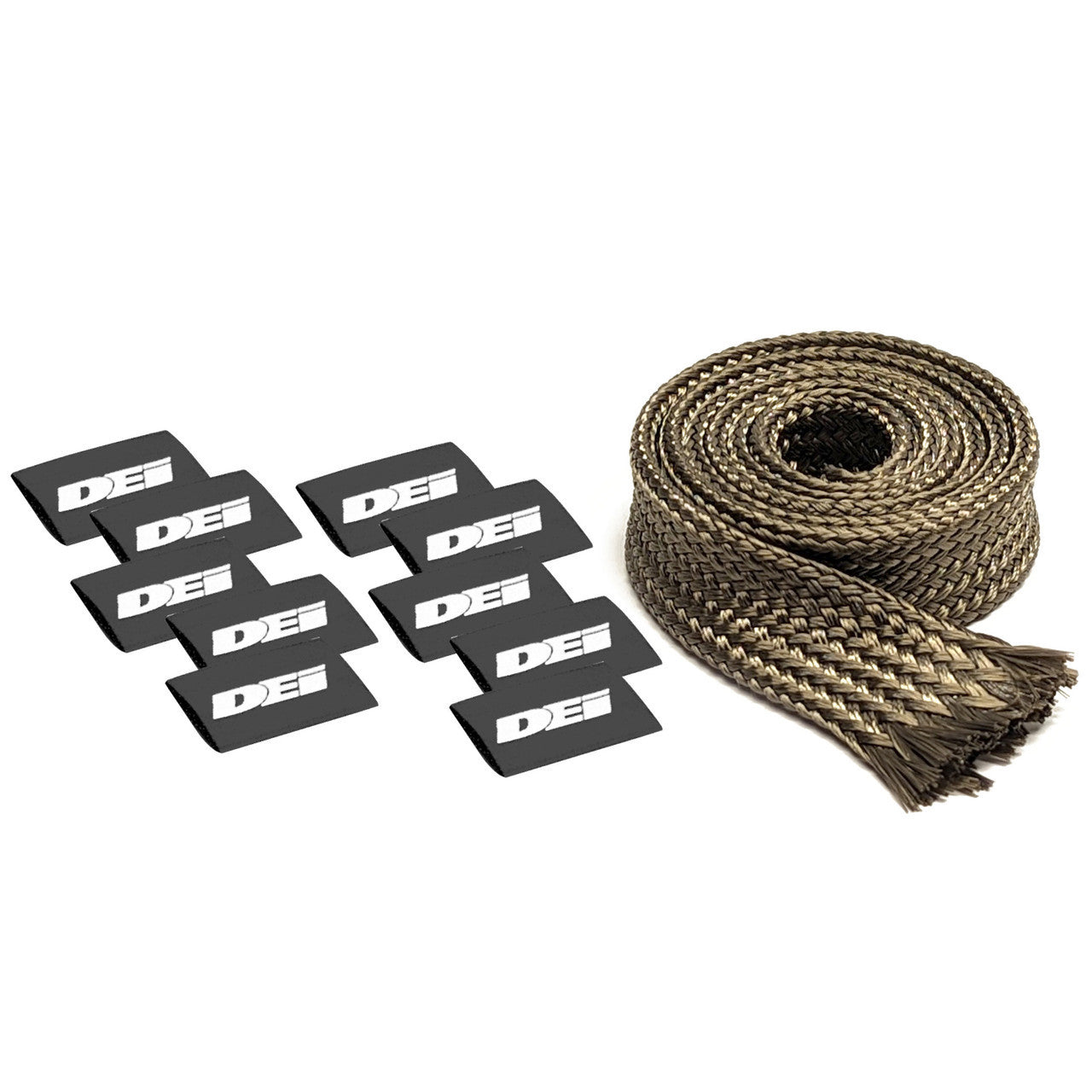 DESIGN ENGINEERING Titanium Protect-A-Sleev 1/2in x 4ft. Exhaust Heat Protection main image