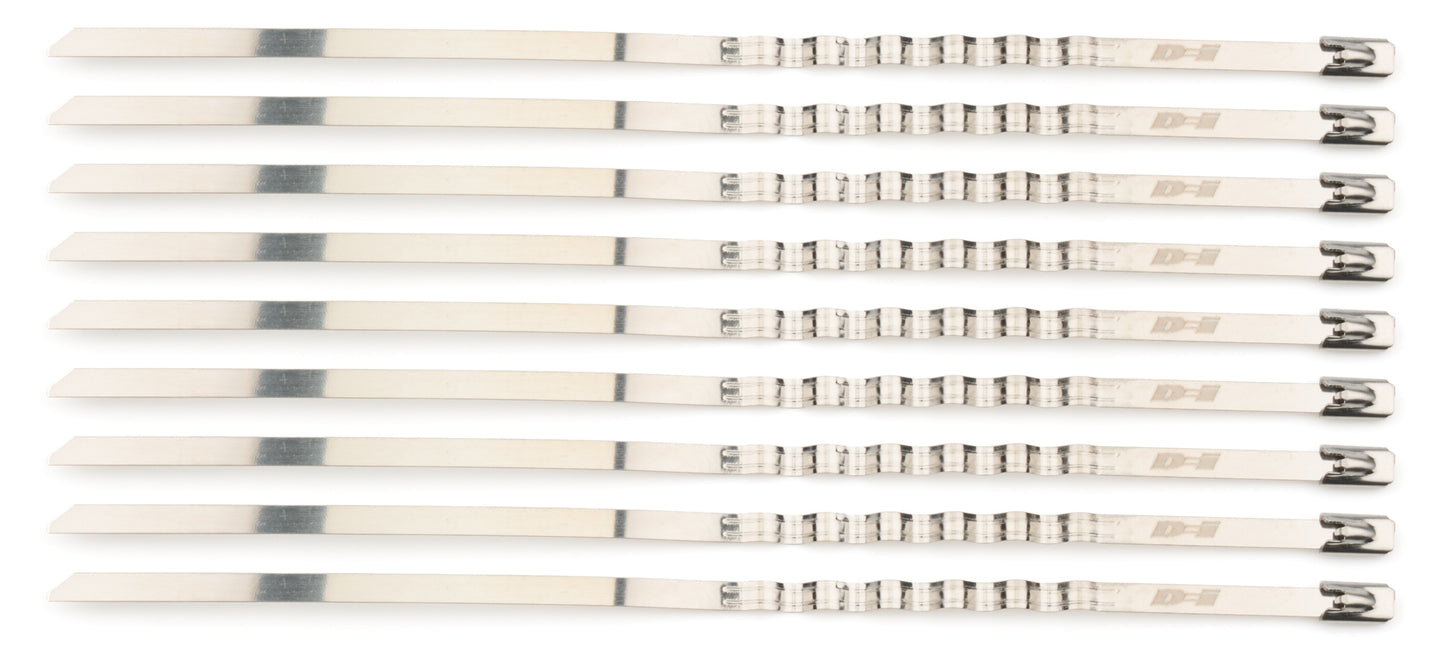 DESIGN ENGINEERING Lockjaw Locking Ties 8in Package of 9 Exhaust Heat Protection main image
