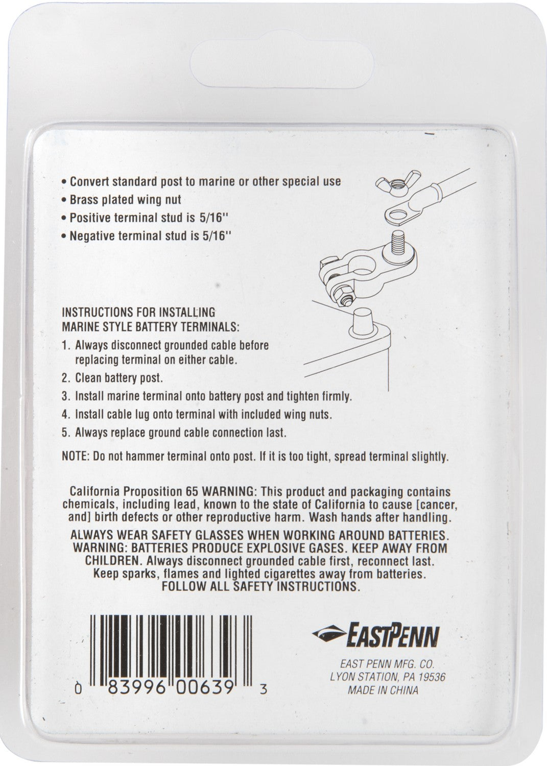 Deka Marine Master Battery Terminals 00639