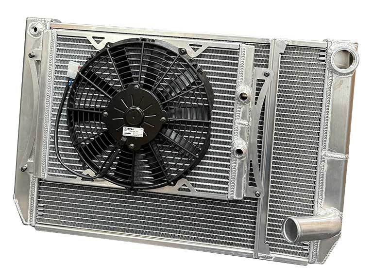 FLUIDYNE PERFORMANCE Radiator Triple Pass Closed Chevy Heating and Cooling Radiators main image