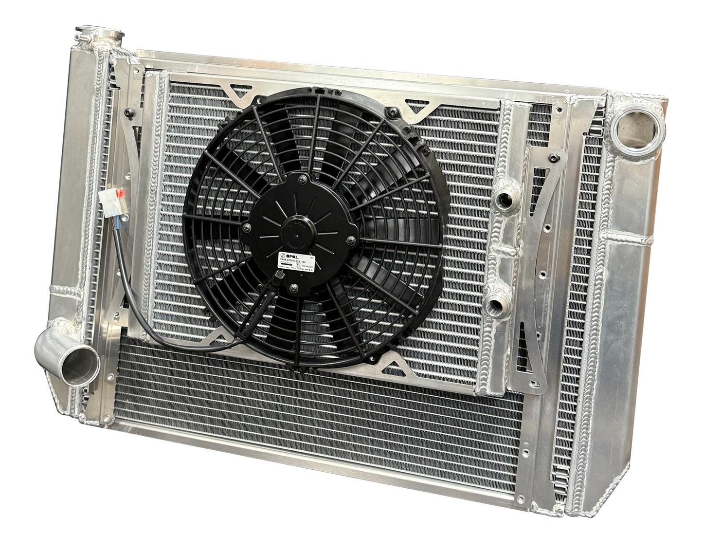 FLUIDYNE PERFORMANCE Radiator Dbl 29X18 W/Oil Cooler Closed GM Heating and Cooling Radiators main image