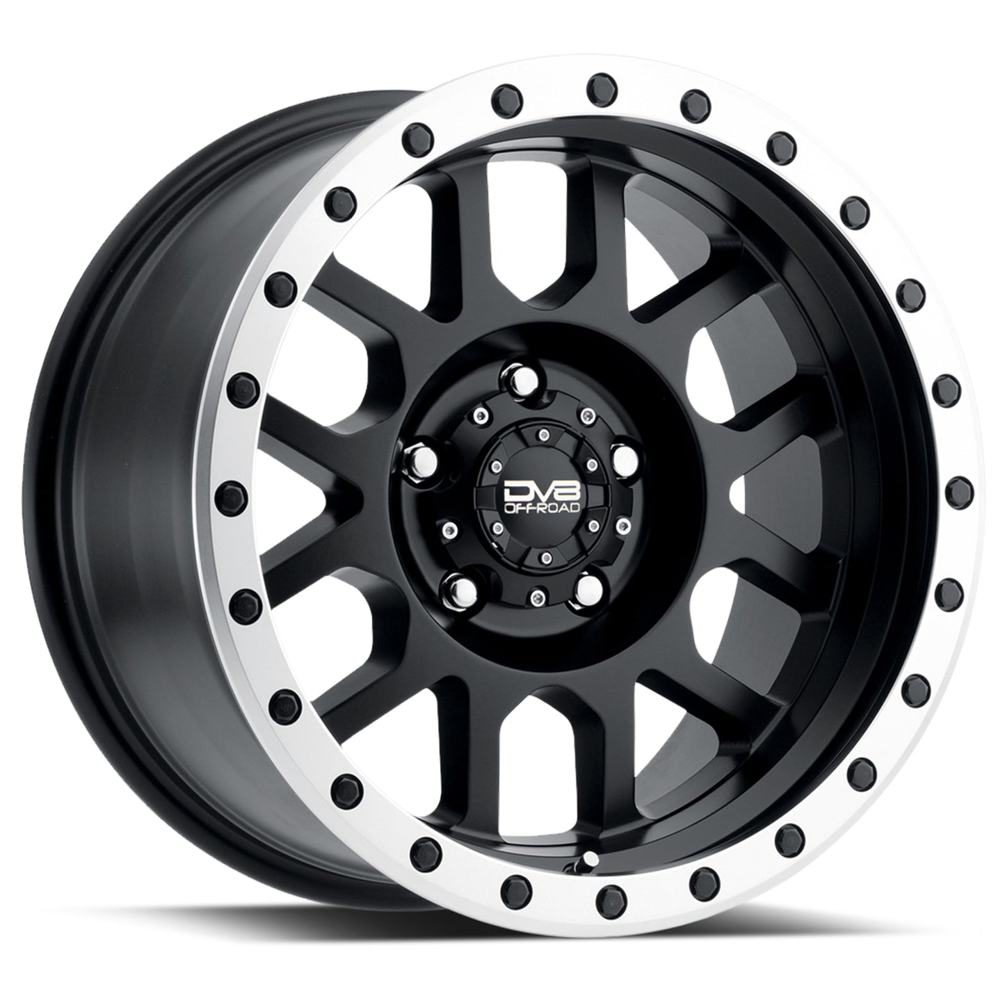 DV8 Offroad 883 Beadlock 17x9 5x127 -12MM Aluminum Wheels Matte Black 883B-7907312